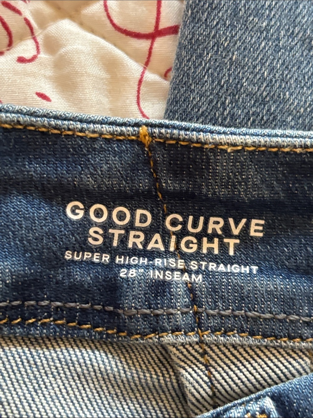NWT Good American Good Curve Straight Leg Mid-Blue Jeans SZ 18 Plus - Picture 7 of 13